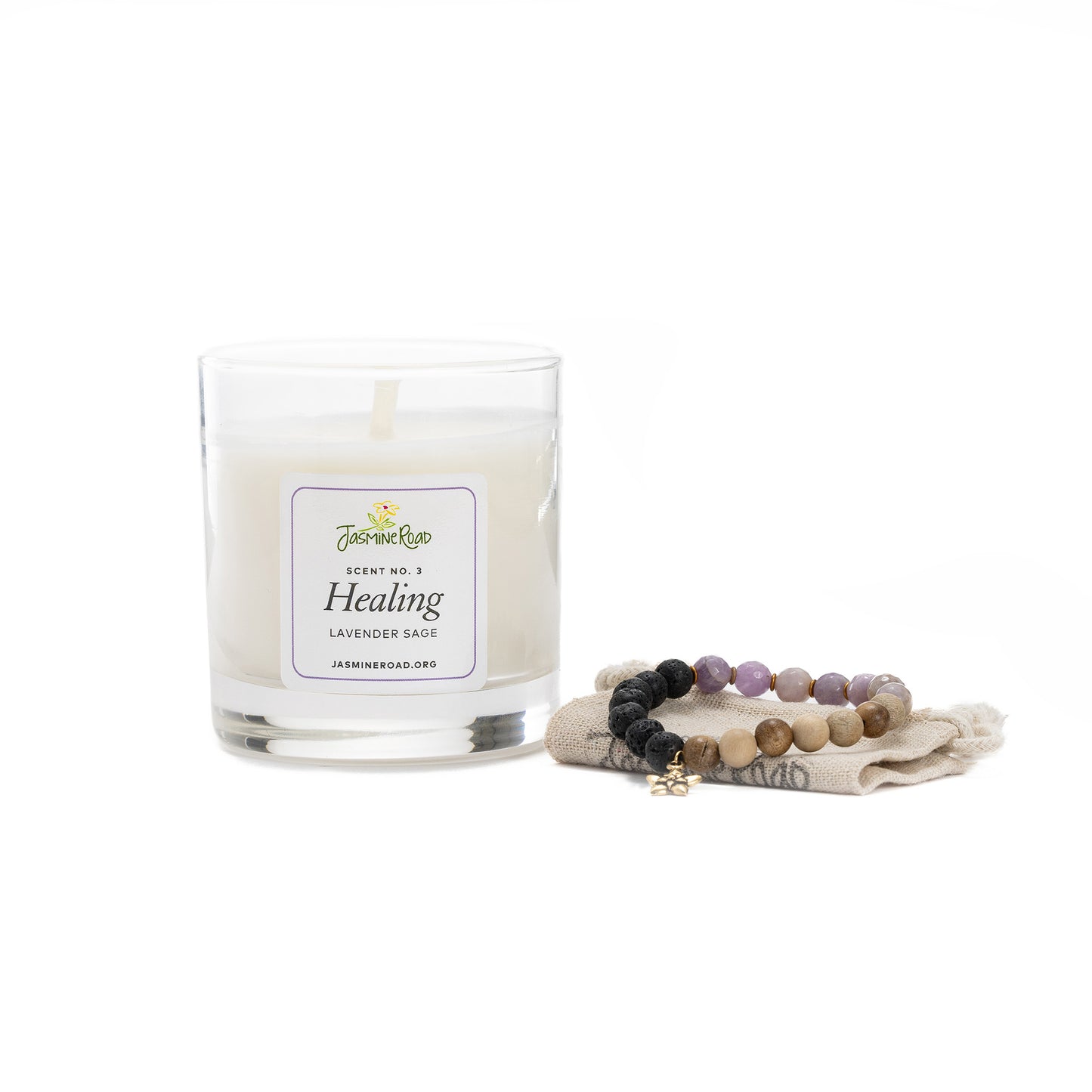 HEALING CANDLE & BRACELET DUO