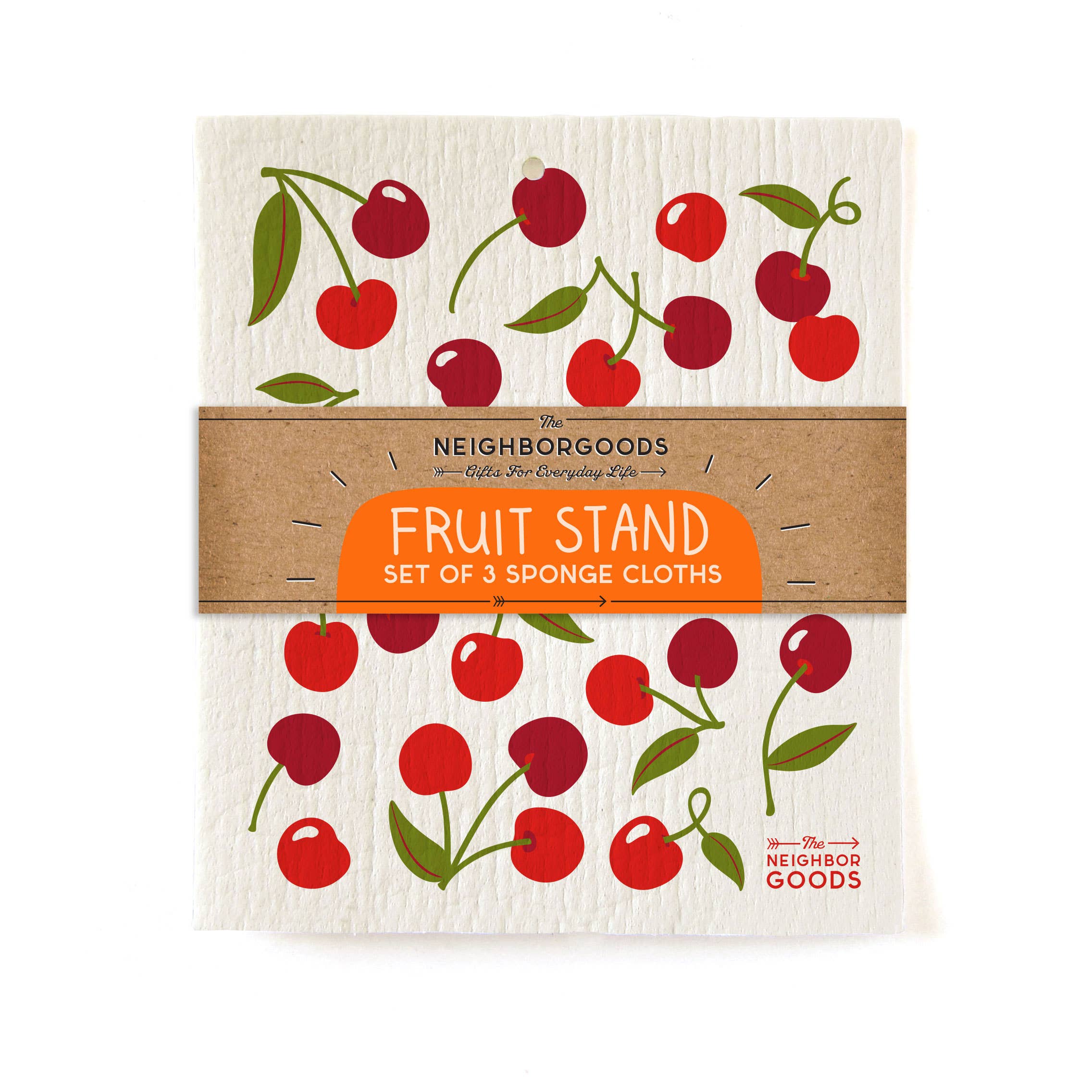 Fruit Stand- Sponge Cloth Set of 3