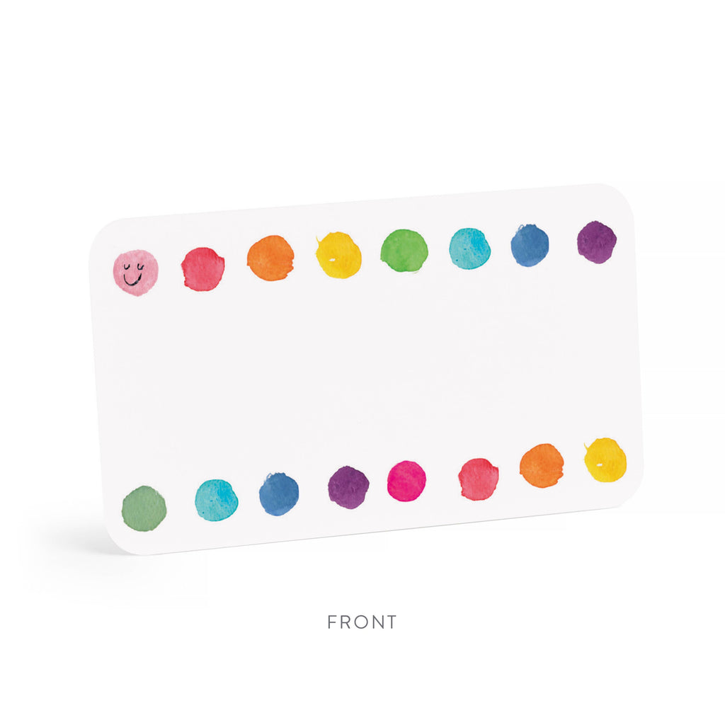 Happy Dots Little Notes® – Mini Notecard Pack, Set of 55