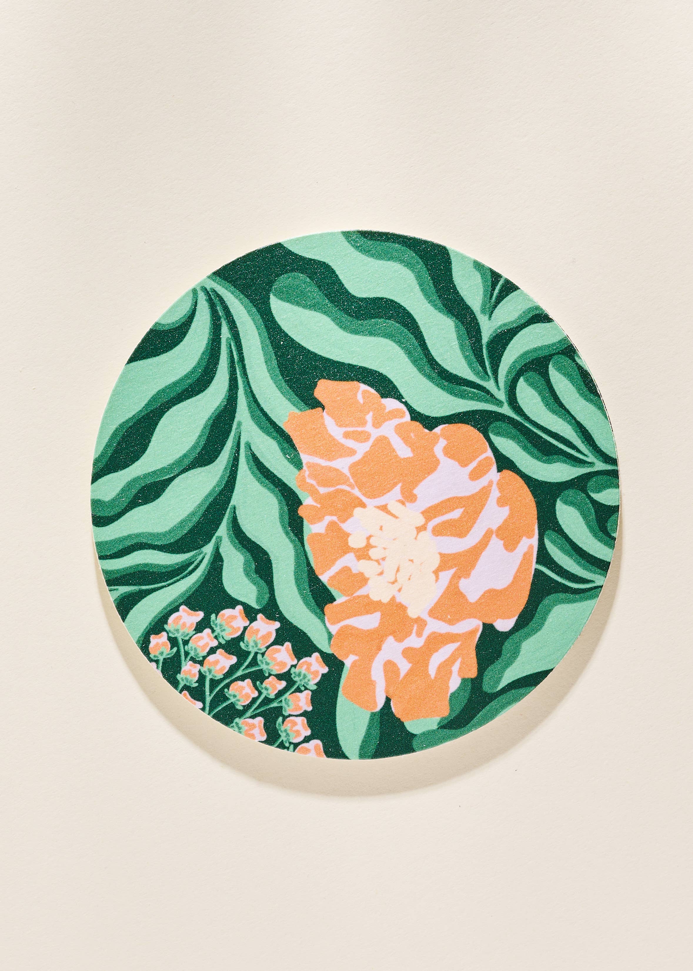 Glitch Floral Coasters - Set of Four