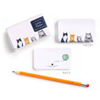 Cat's Meow Little Notes® – Mini Notecard Pack, Set of 55