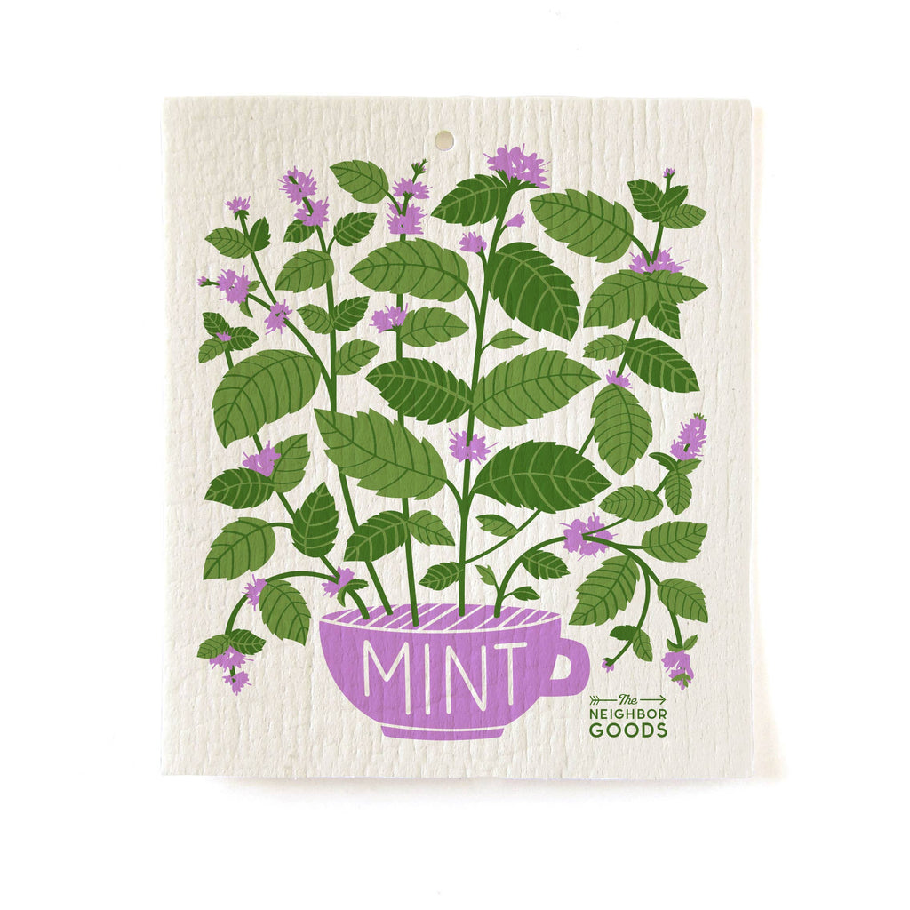 Fresh Herbs- Sponge Cloth Set of 3