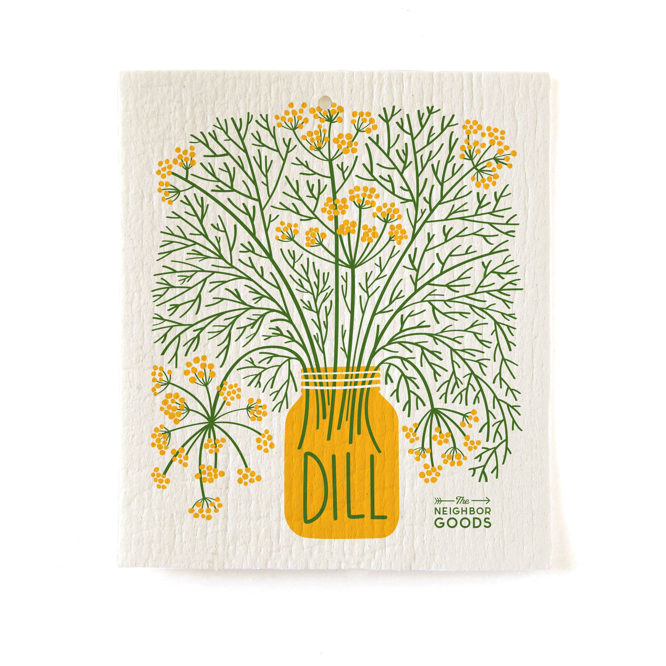 Fresh Herbs- Sponge Cloth Set of 3