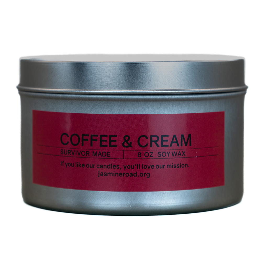 Coffee & Cream Candle Tin 8 oz