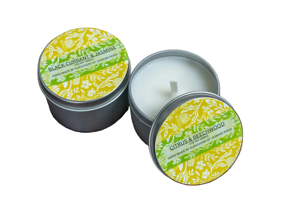 Candle Duo- Citrus + Beechwood and Black Currant + Jasmine