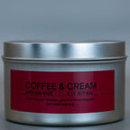 Coffee & Cream Candle Tin 8 oz