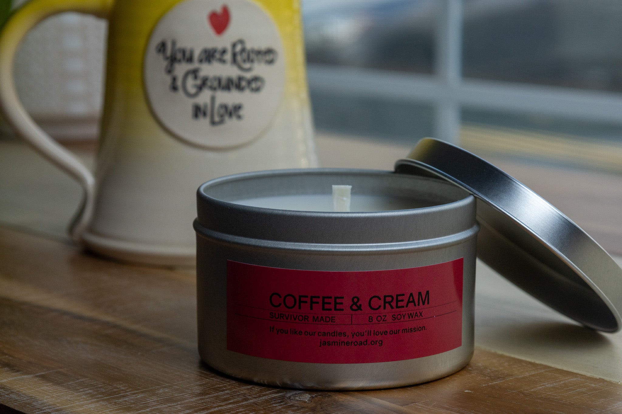Coffee & Cream Candle Tin 8 oz