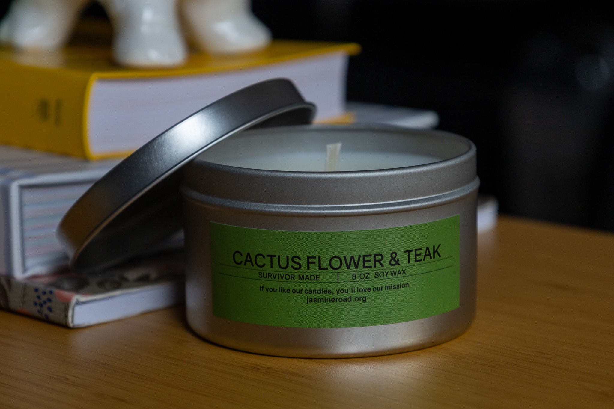 Cactus Flower & Teak 8 oz