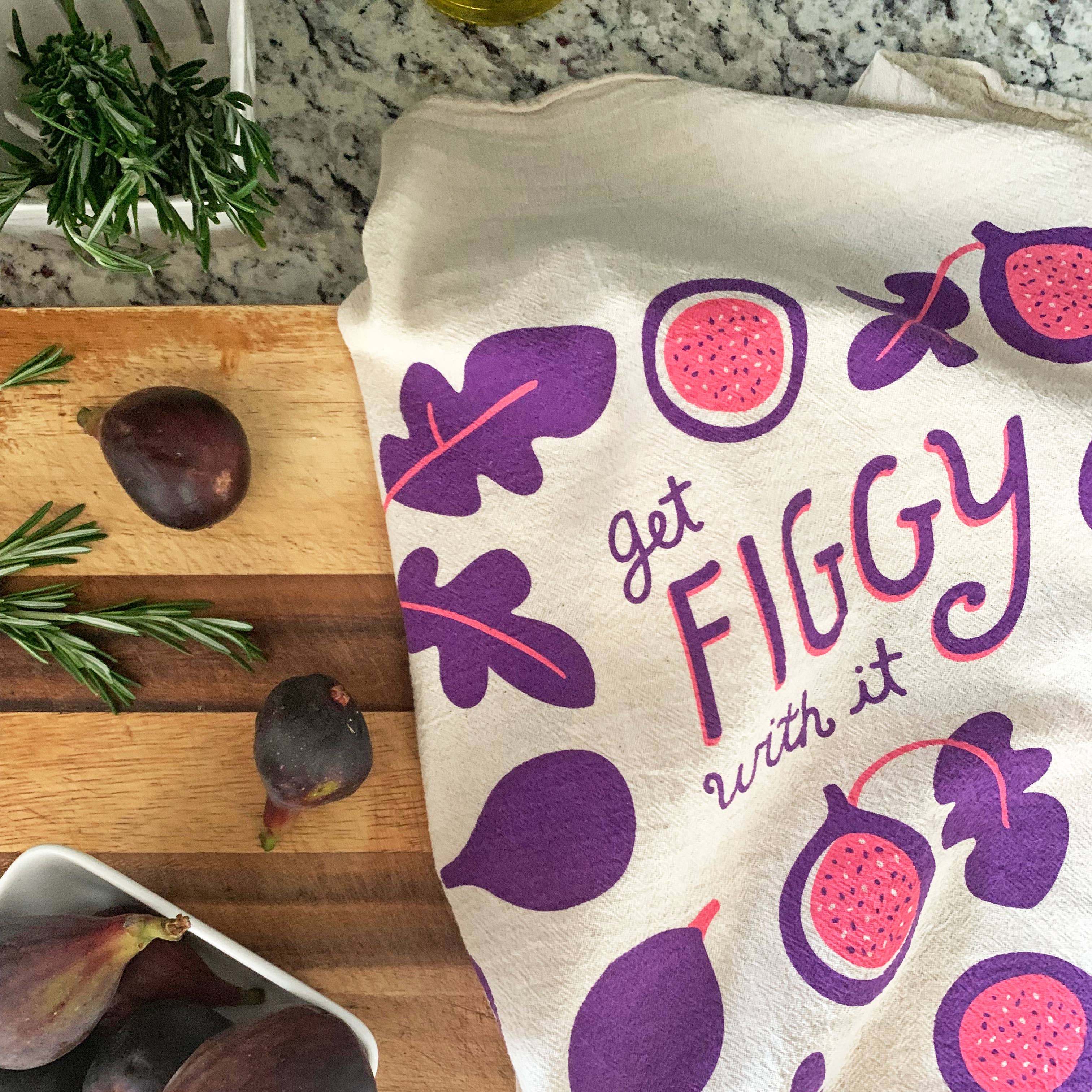 Rosemary & Fig- Tea Towel Set of 2