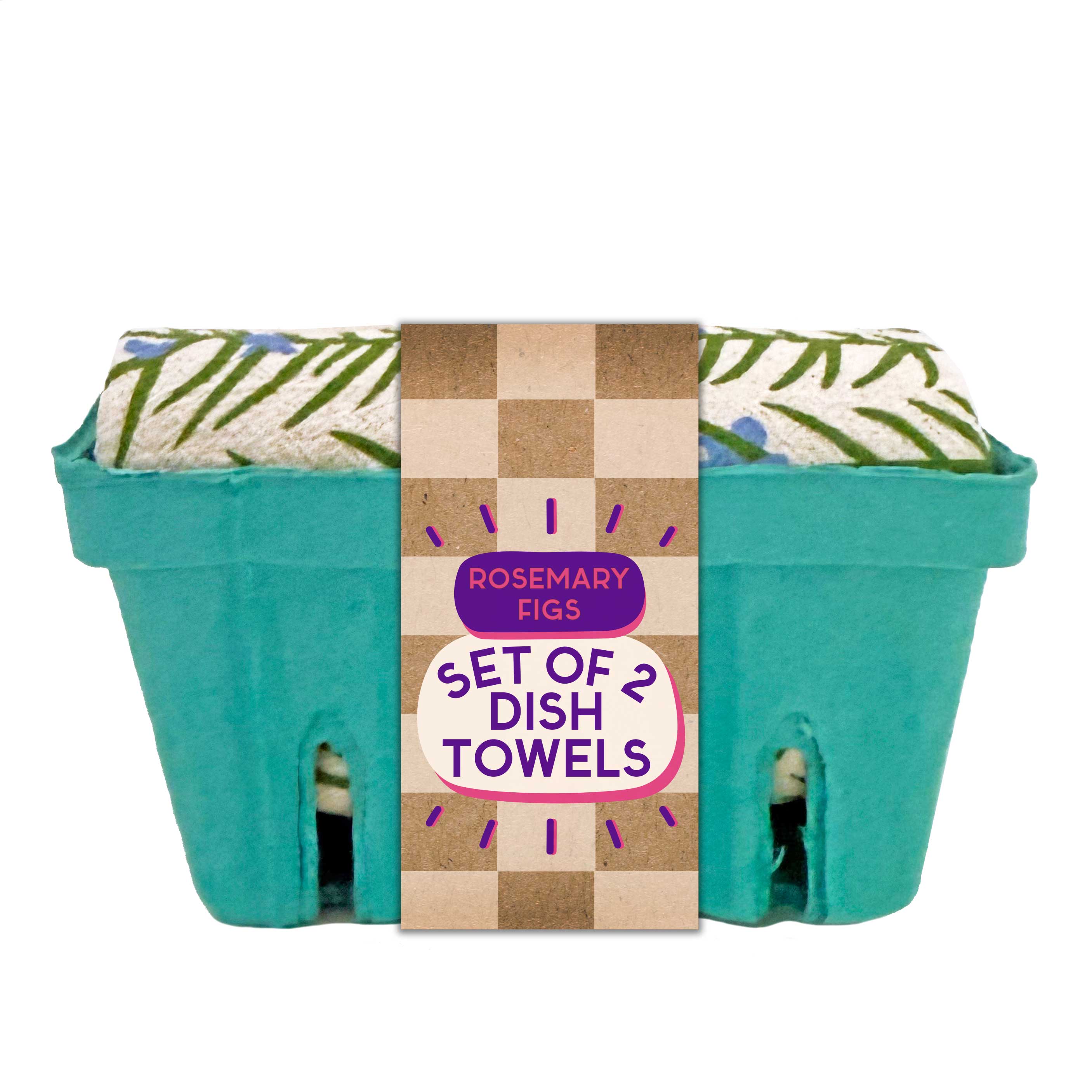 Rosemary & Fig- Tea Towel Set of 2