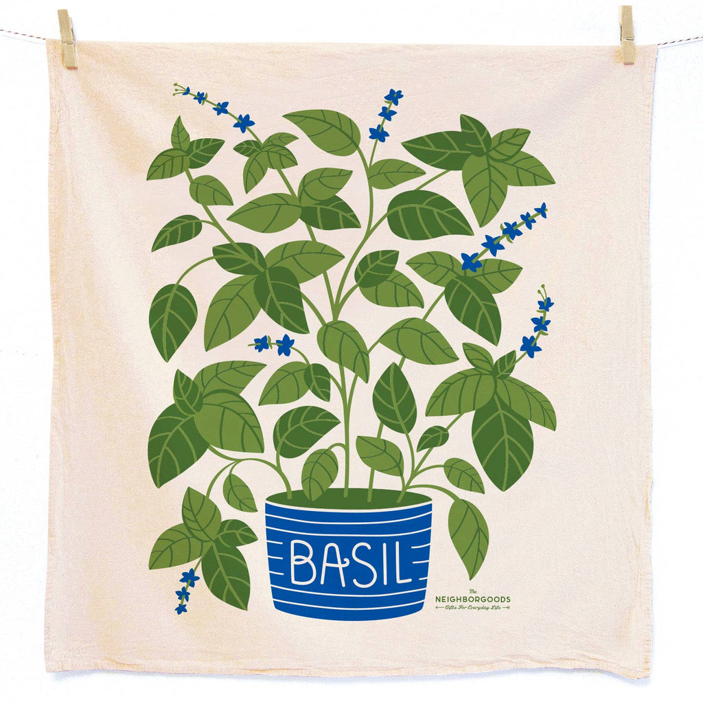 Tomato Basil- Tea Towel Set of 2
