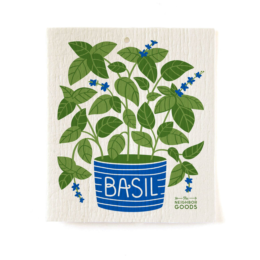 Fresh Herbs- Sponge Cloth Set of 3
