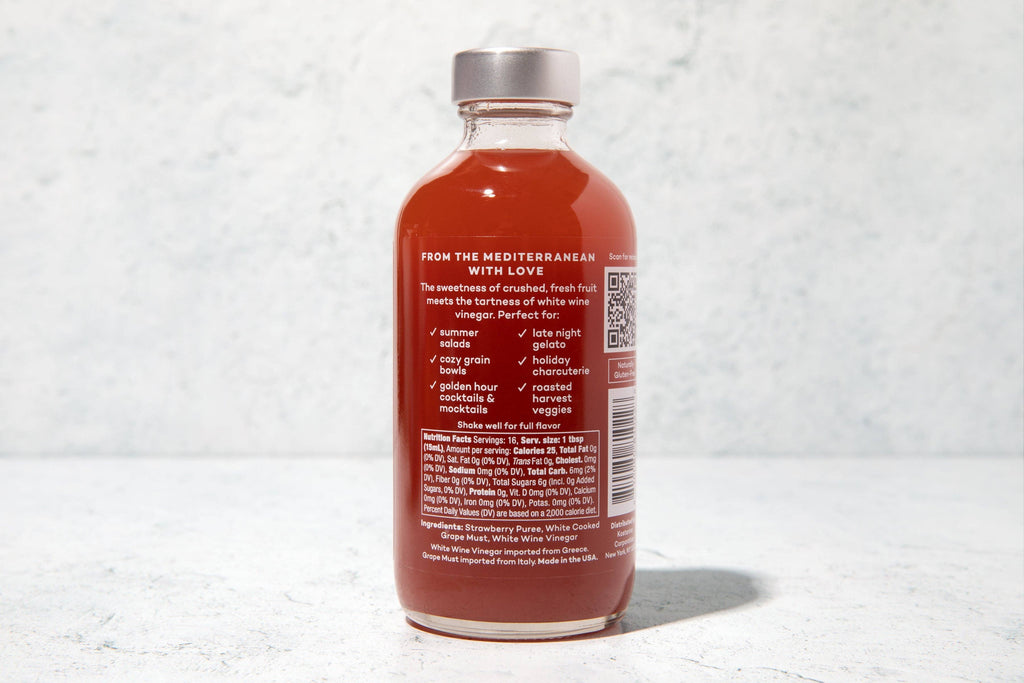 Crushed Strawberry Vinegar