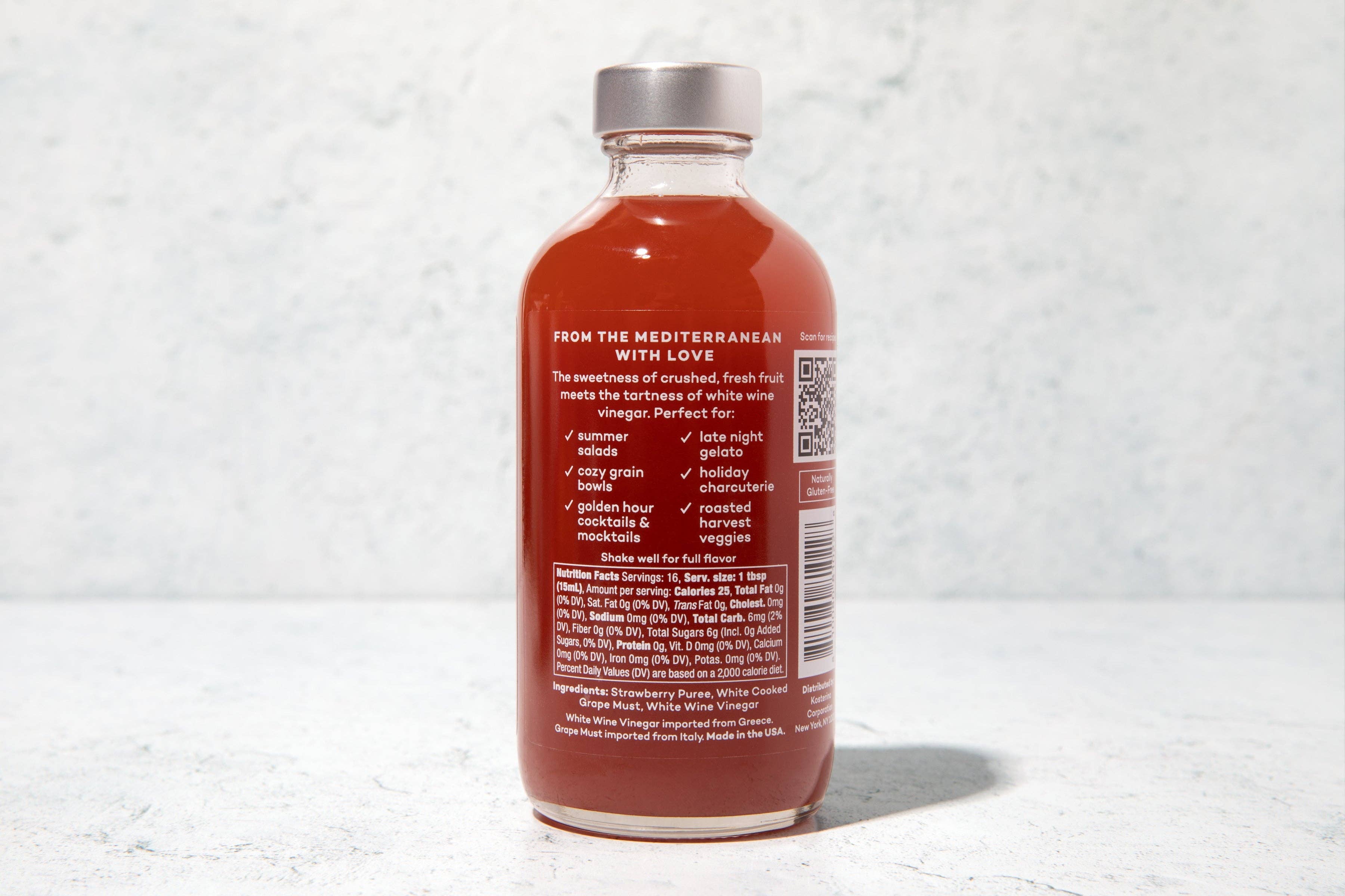 Crushed Strawberry Vinegar