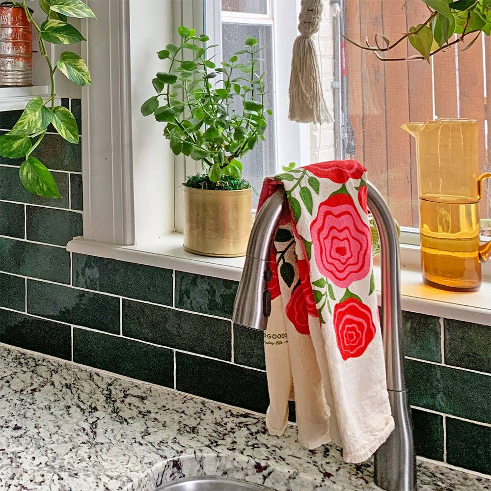 Rose Garden- Tea Towel Set of 2
